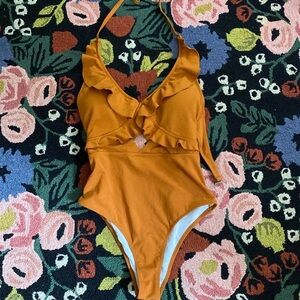 Cupshe Burnt Orange One-Piece Swimsuit